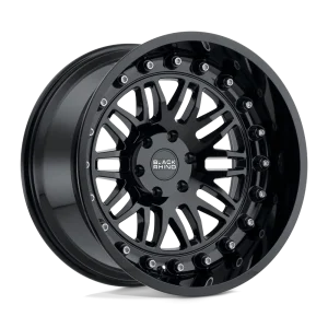 Black Rhino – FURY – Black – 17″x9.5″ 0mm – All weather Wheels – 1795FRY005140B78